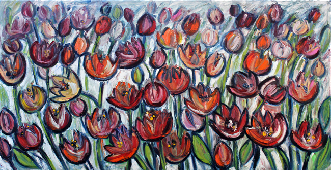 Tulips 2m x 1m