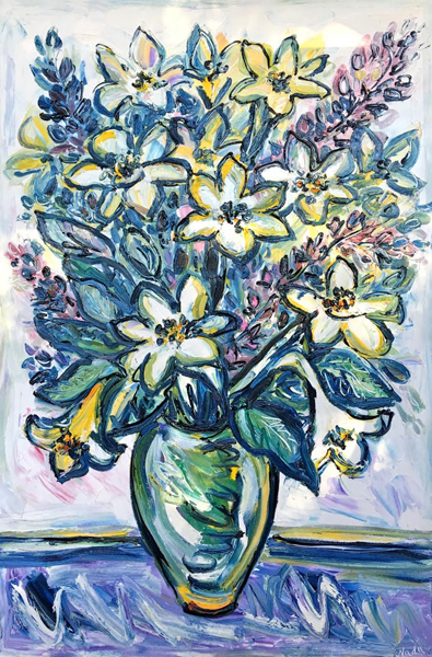 Trumpet Lily Bouquet 90cm x 1.5m