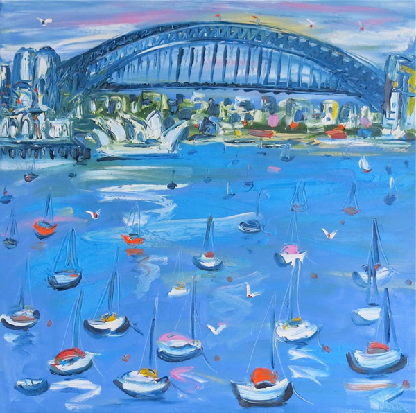 Lavendar Bay 60cm X 60cm