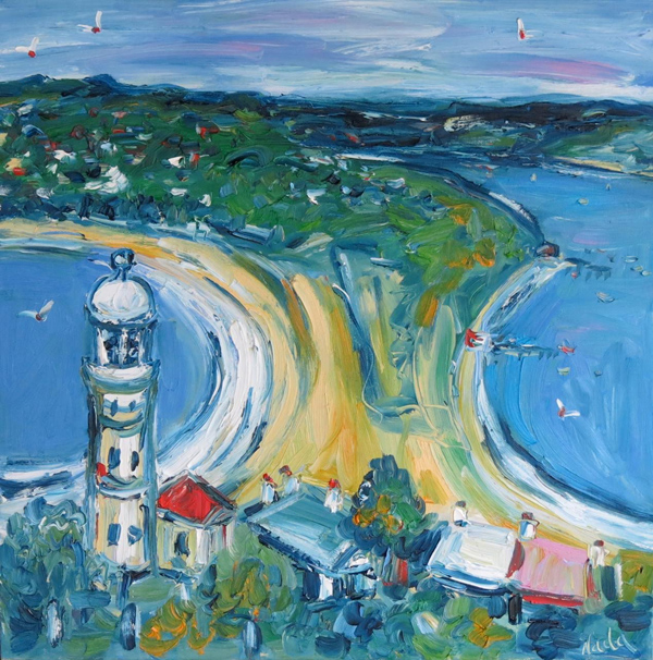Palm Beach Lighthouse 50cm X 50cm